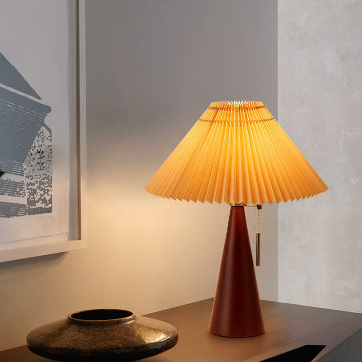 Japanese Table Lamp in Wood and Washi Paper – Zen
