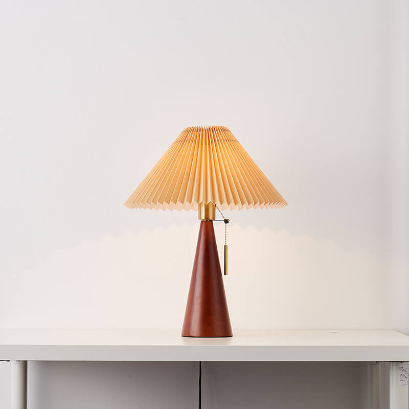 Japanese Table Lamp in Wood and Washi Paper – Zen