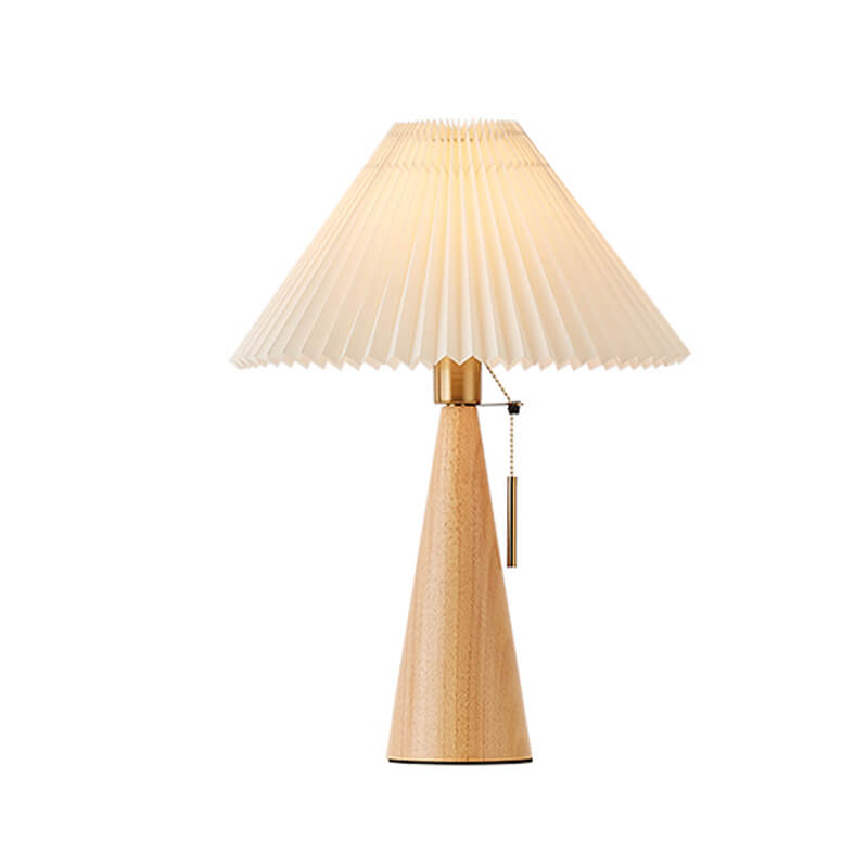 Japanese Table Lamp in Wood and Washi Paper – Zen