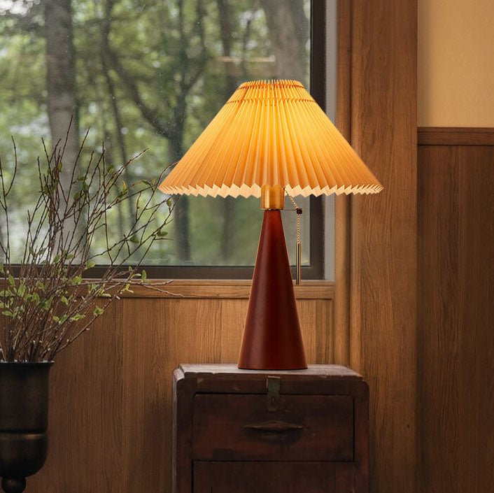 Japanese Table Lamp in Wood and Washi Paper – Zen
