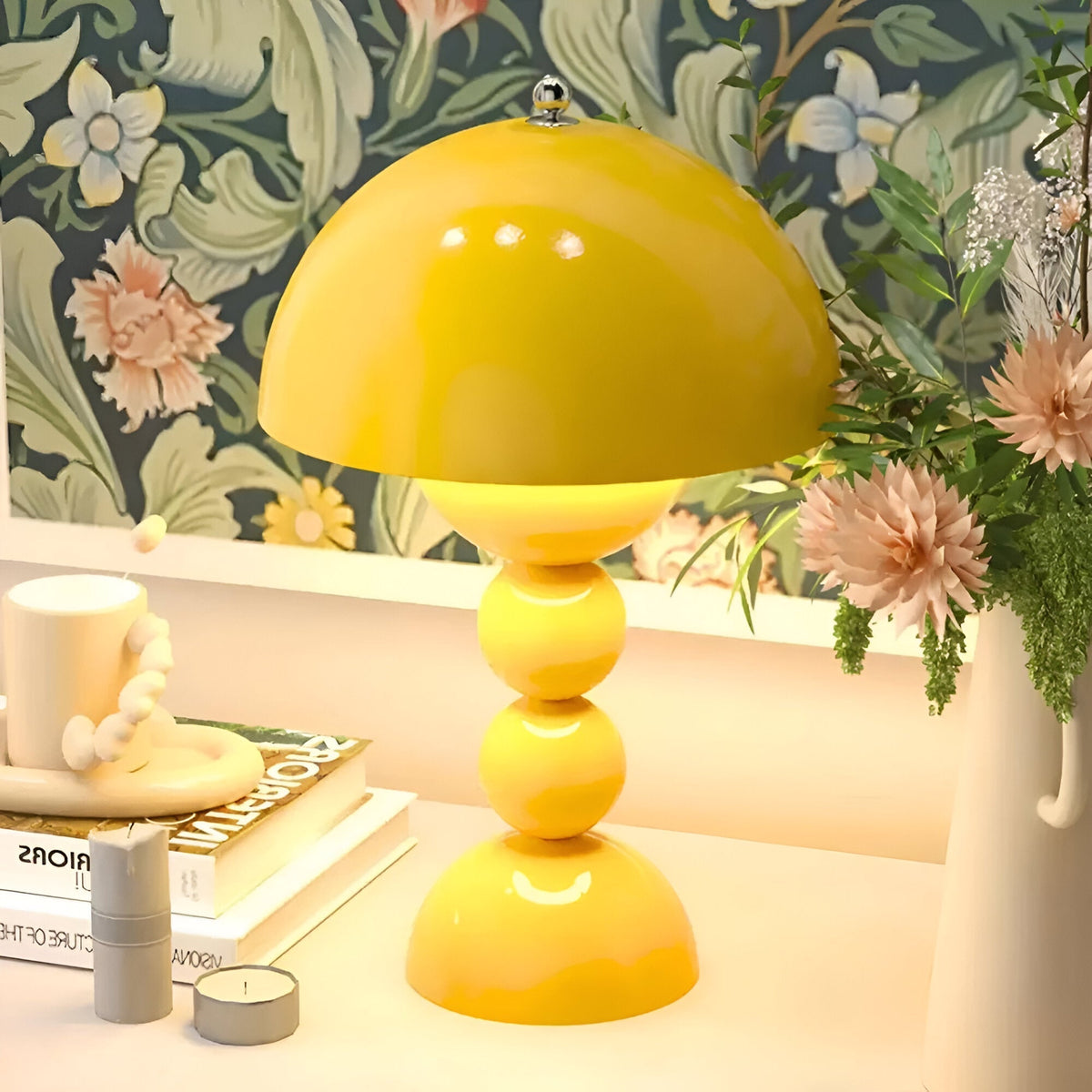 Cordless Table Lamp – Stacked Sphere Base Design – View 10