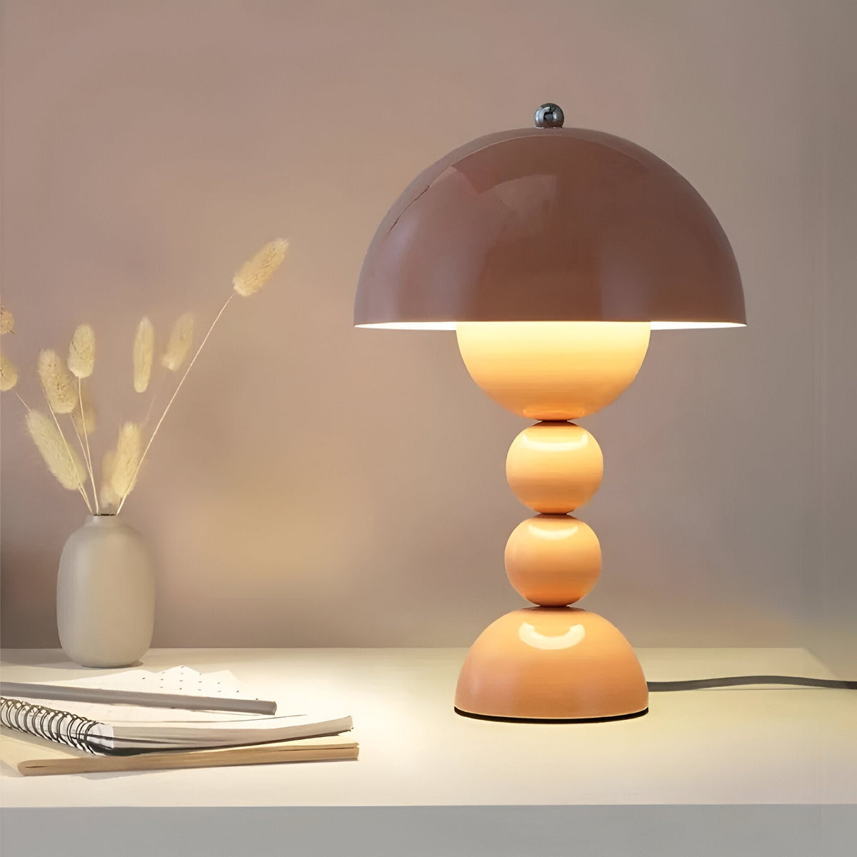 Cordless Table Lamp – Stacked Sphere Base Design – View 28