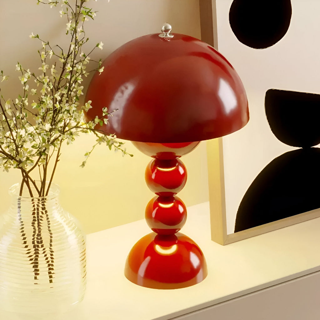 Cordless Table Lamp – Stacked Sphere Base Design – View 6