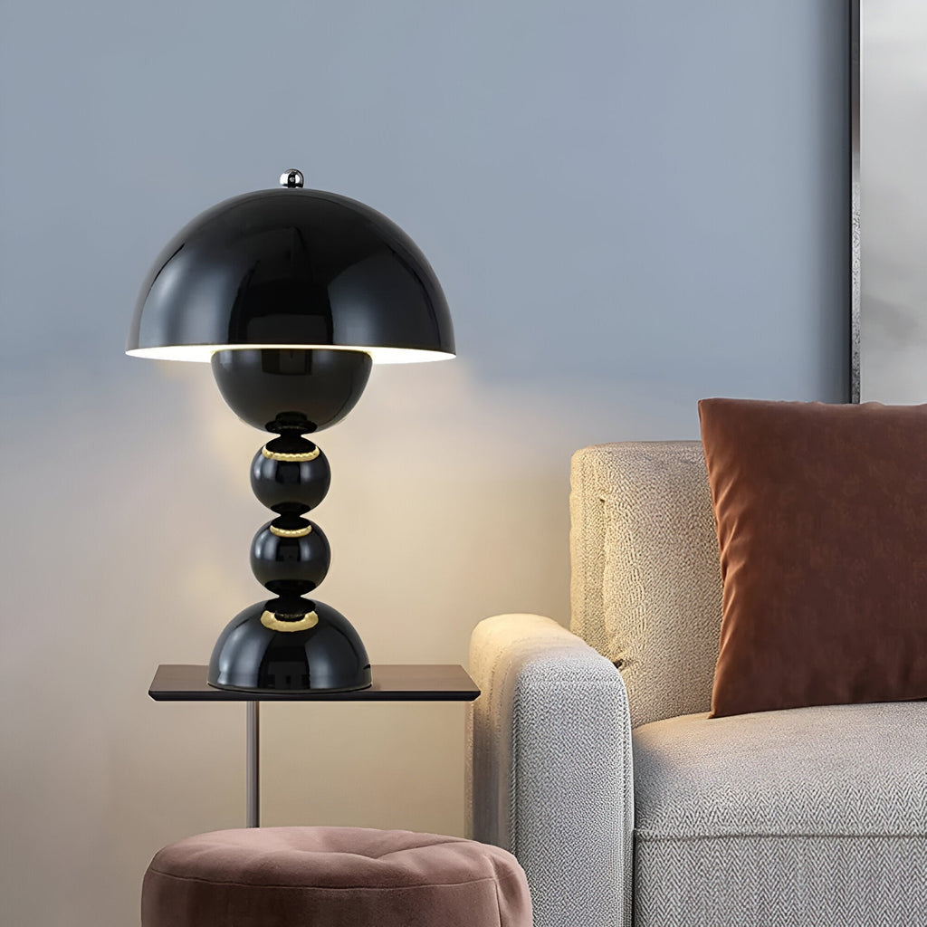 Cordless Table Lamp – Stacked Sphere Base Design – View 24