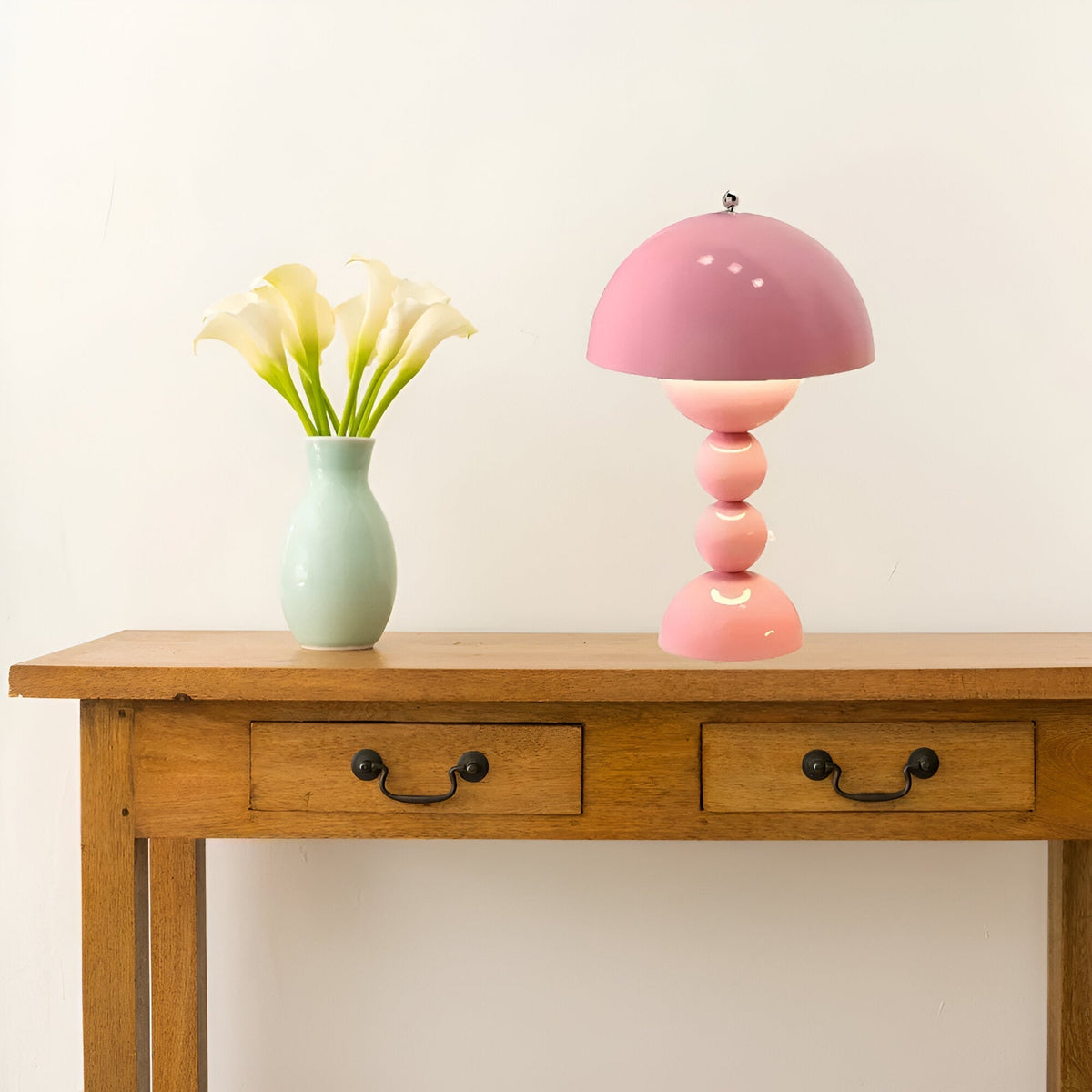 Cordless Table Lamp – Stacked Sphere Base Design – View 17