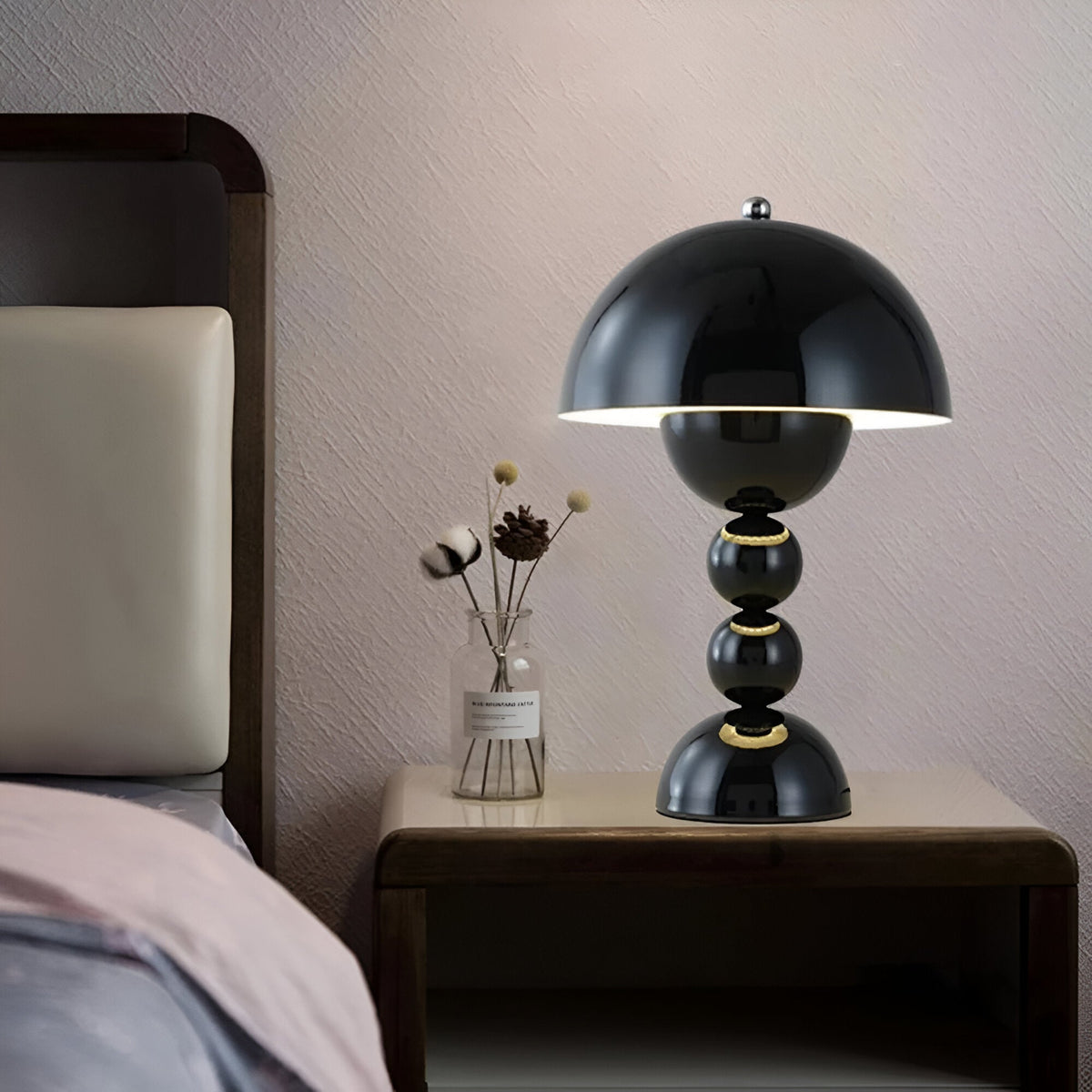 Cordless Table Lamp – Stacked Sphere Base Design – View 25