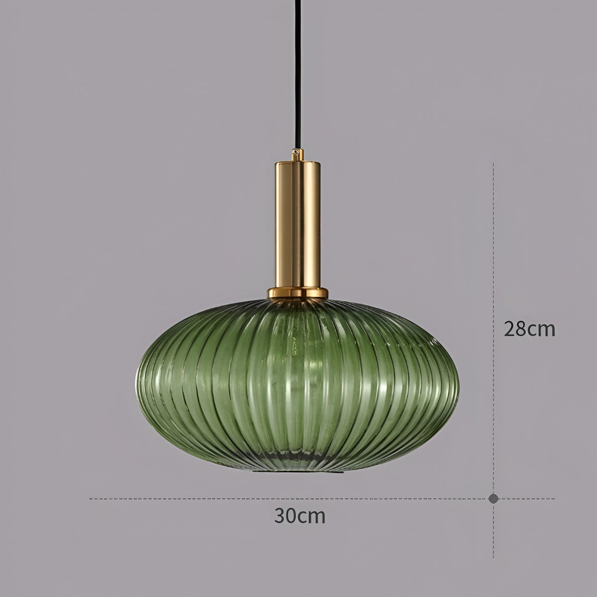 Coloured Blown Glass Pendant Light – Retro Wrought Iron Frame – view 43