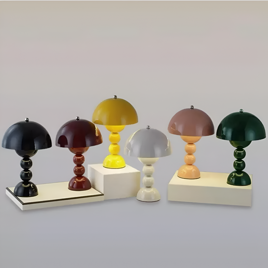 Cordless Table Lamp – Stacked Sphere Base Design – View 30