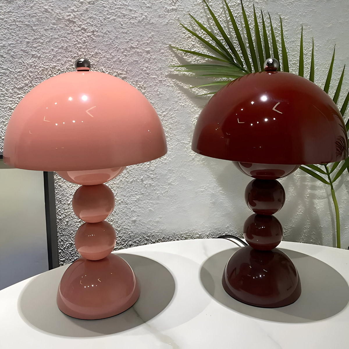Cordless Table Lamp – Stacked Sphere Base Design – View 8