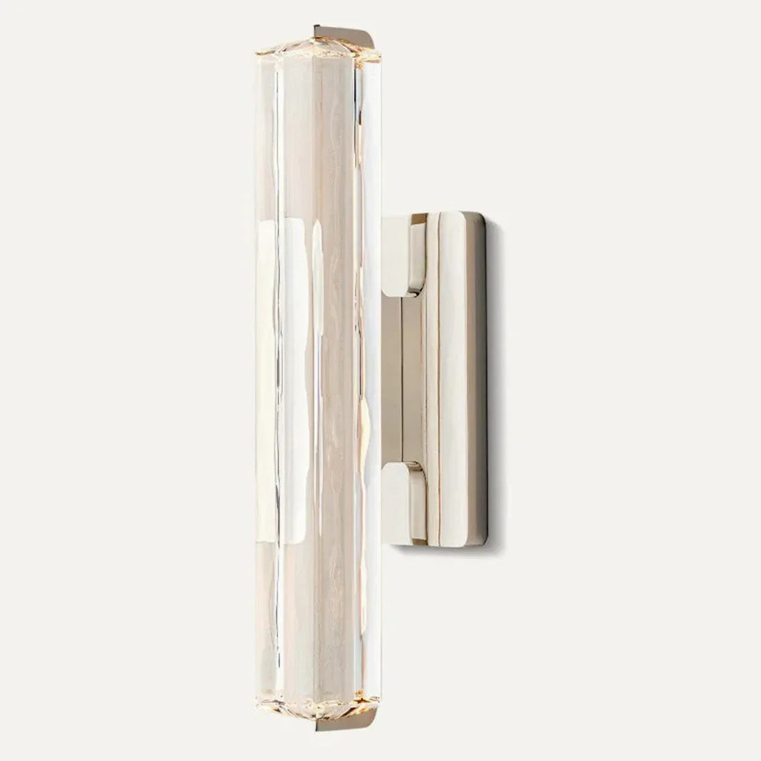 Brass and Black Crystal Wall Light – Dimmable Ambient LED