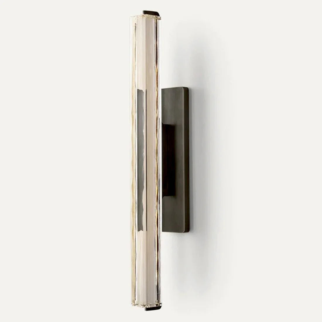 Brass and Black Crystal Wall Light – Dimmable Ambient LED