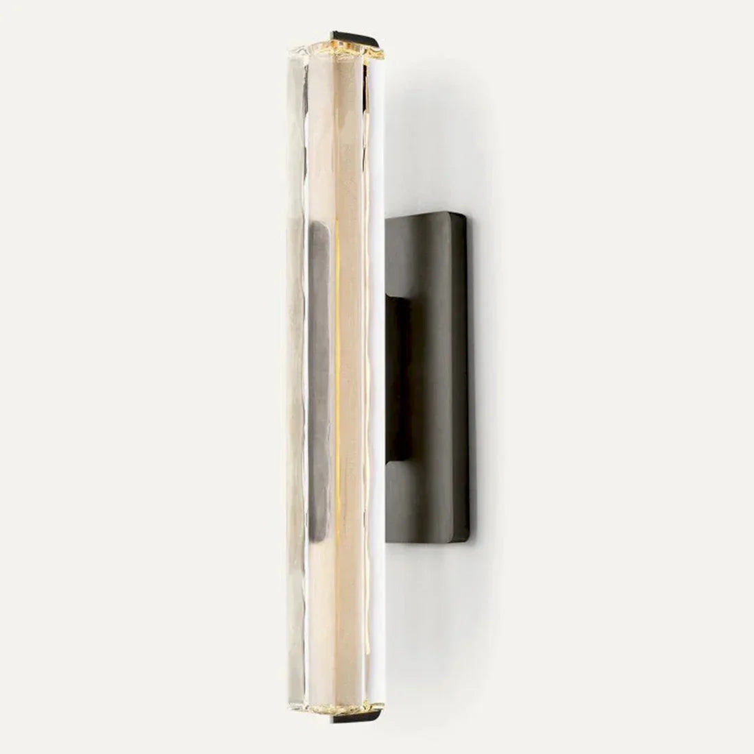 Brass and Black Crystal Wall Light – Dimmable Ambient LED