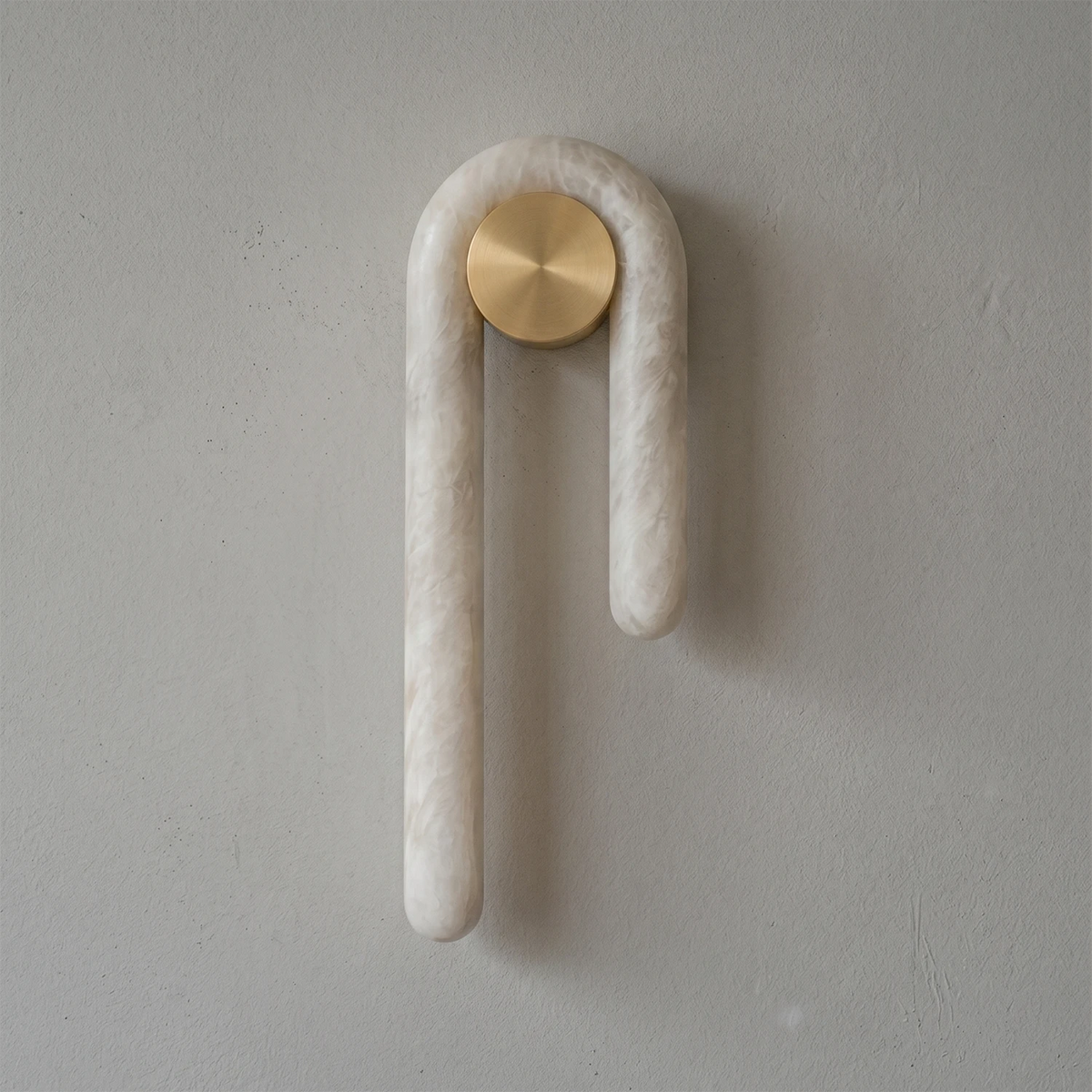Juno Wall Light – White Alabaster – Diffused Light, E27 (ES) Cap, H 60cm