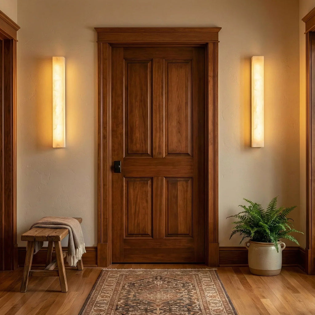 Alabastrine Wall Light – White Alabaster, Integrated LED