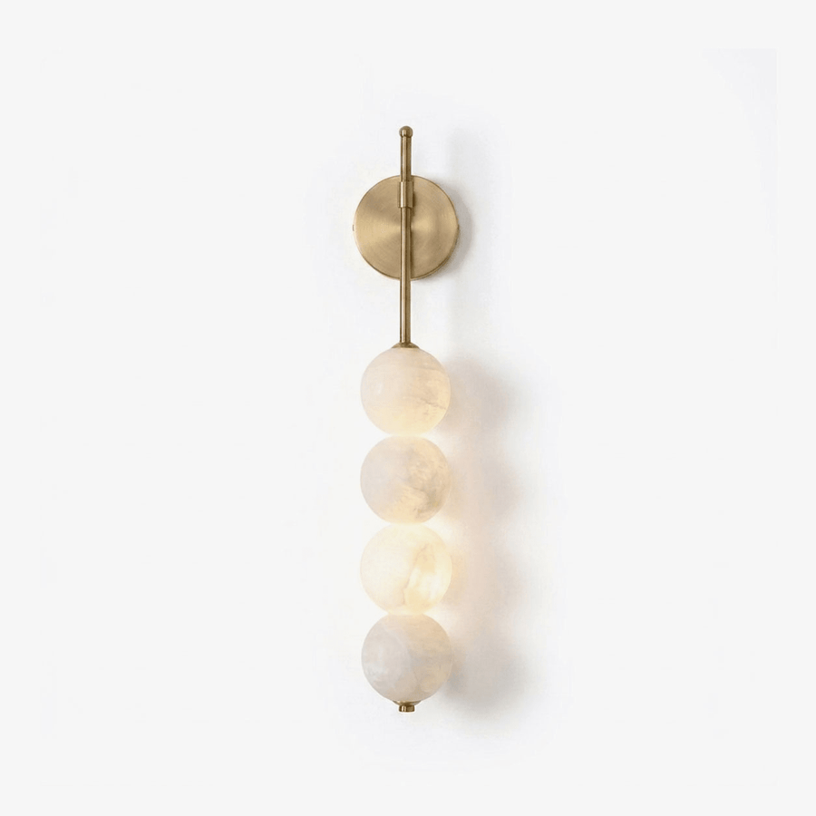 Four-Light Alabaster Wall Light