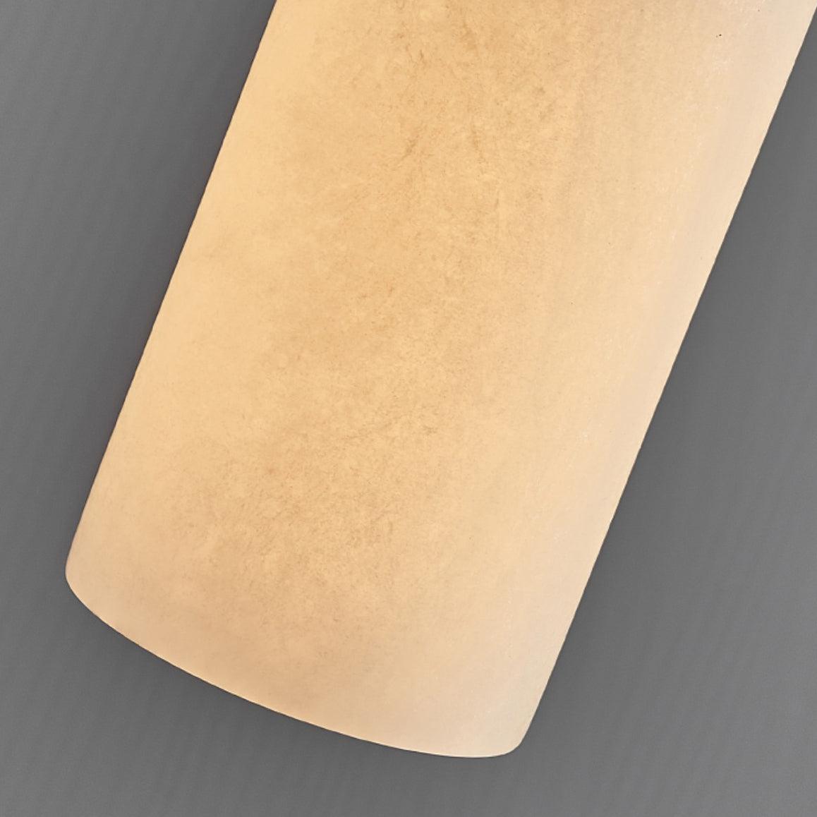 Monty natural alabaster pendant light with braided cable — image 20