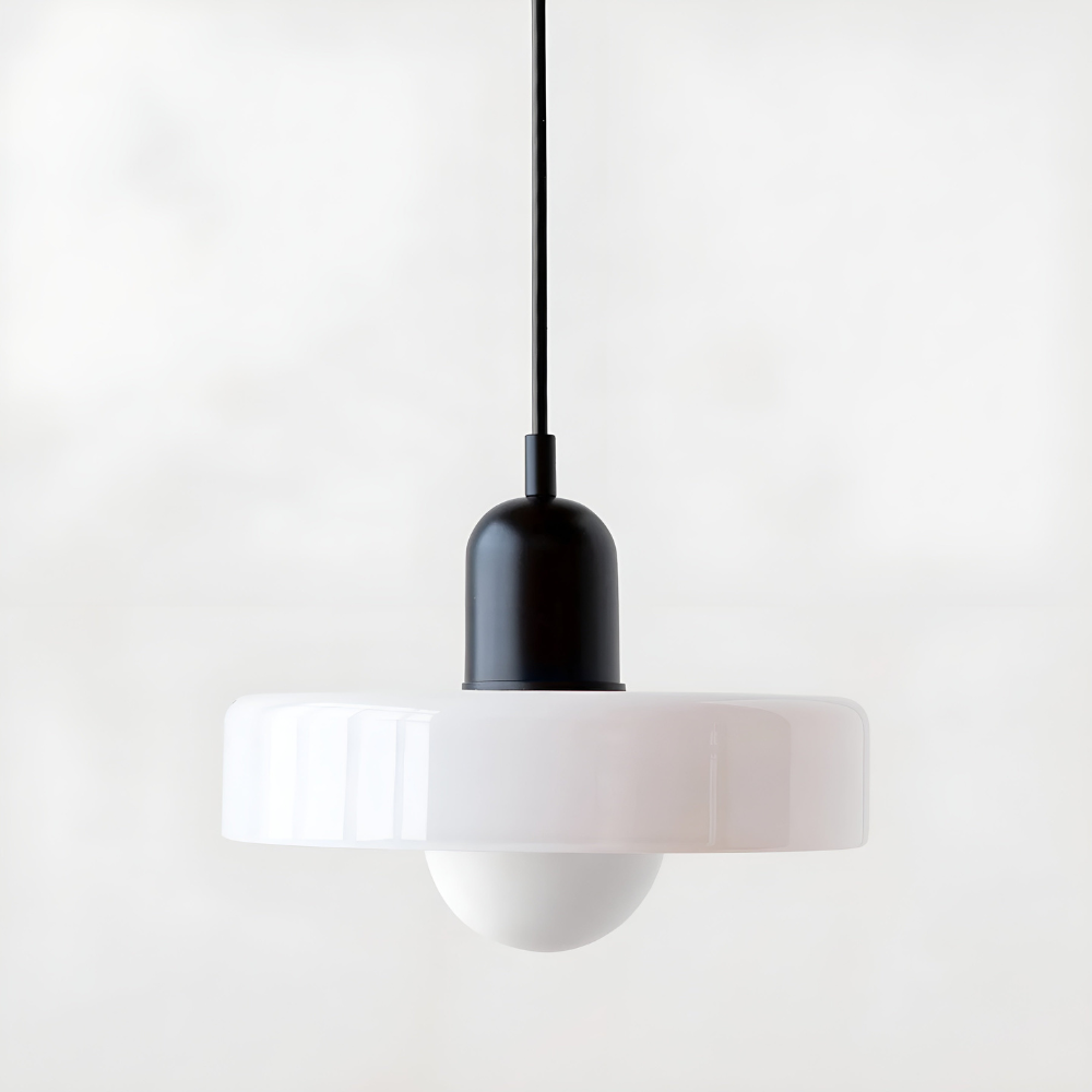 Opal Glass Globe Pendant Light – Adjustable Drop and Colour – view 32