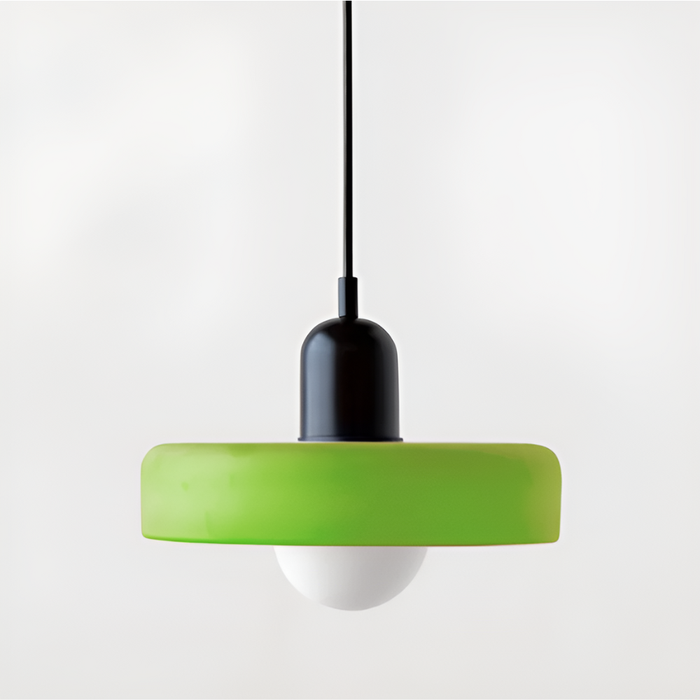 Opal Glass Globe Pendant Light – Adjustable Drop and Colour – view 33