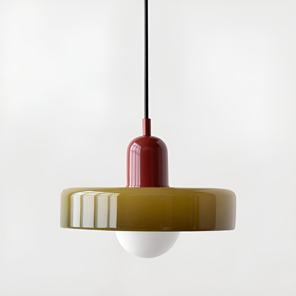 Opal Glass Globe Pendant Light – Adjustable Drop and Colour – view 34