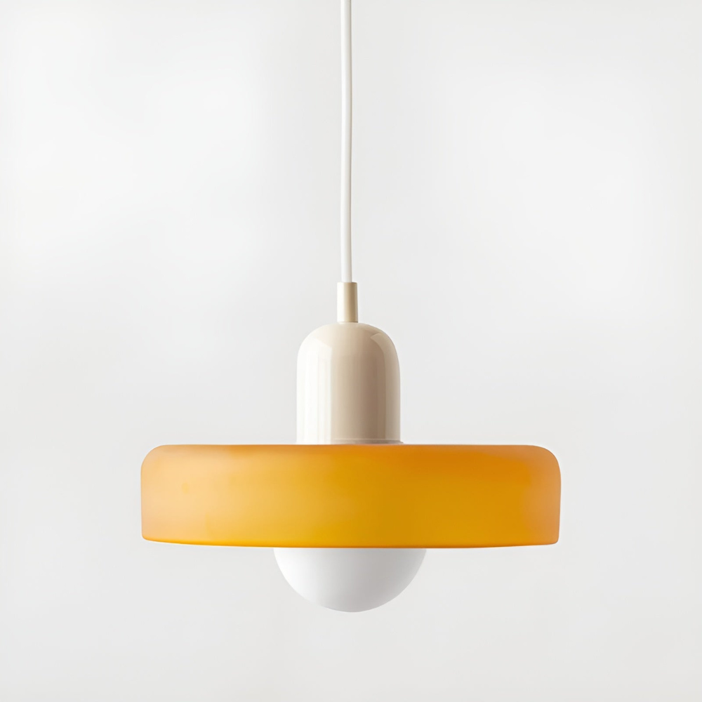 Opal Glass Globe Pendant Light – Adjustable Drop and Colour – view 31