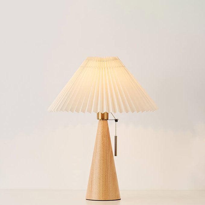 Japanese Table Lamp in Wood and Washi Paper – Zen