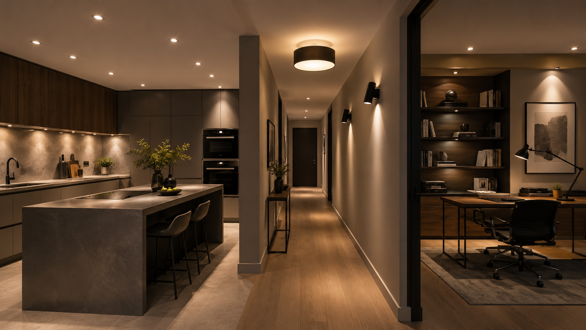 For practical, functional lighting