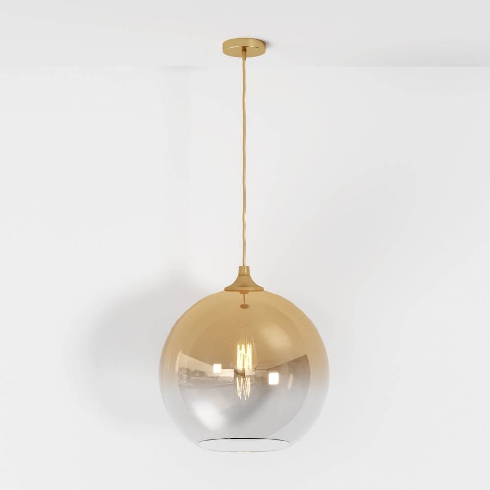 Frosted Glass Globe Pendant Light – Soft Minimal Diffuser