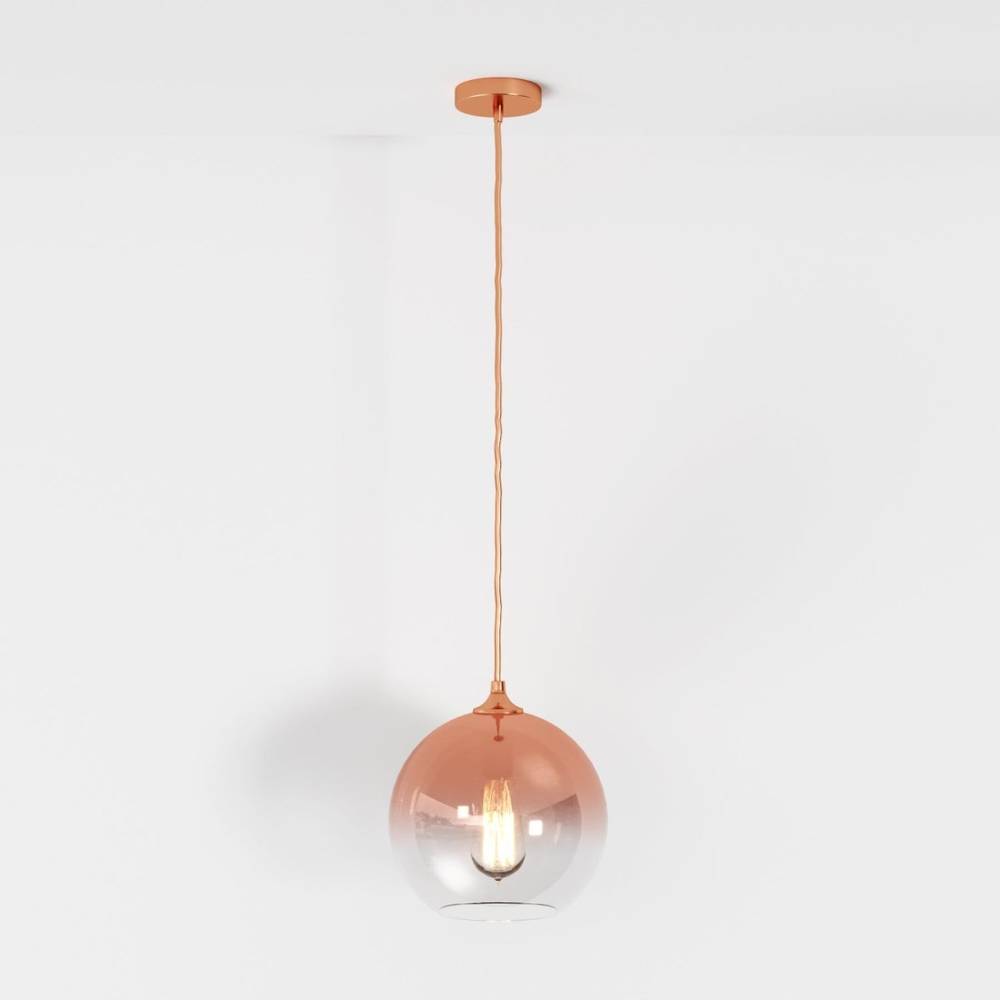 Frosted Glass Globe Pendant Light – Soft Minimal Diffuser