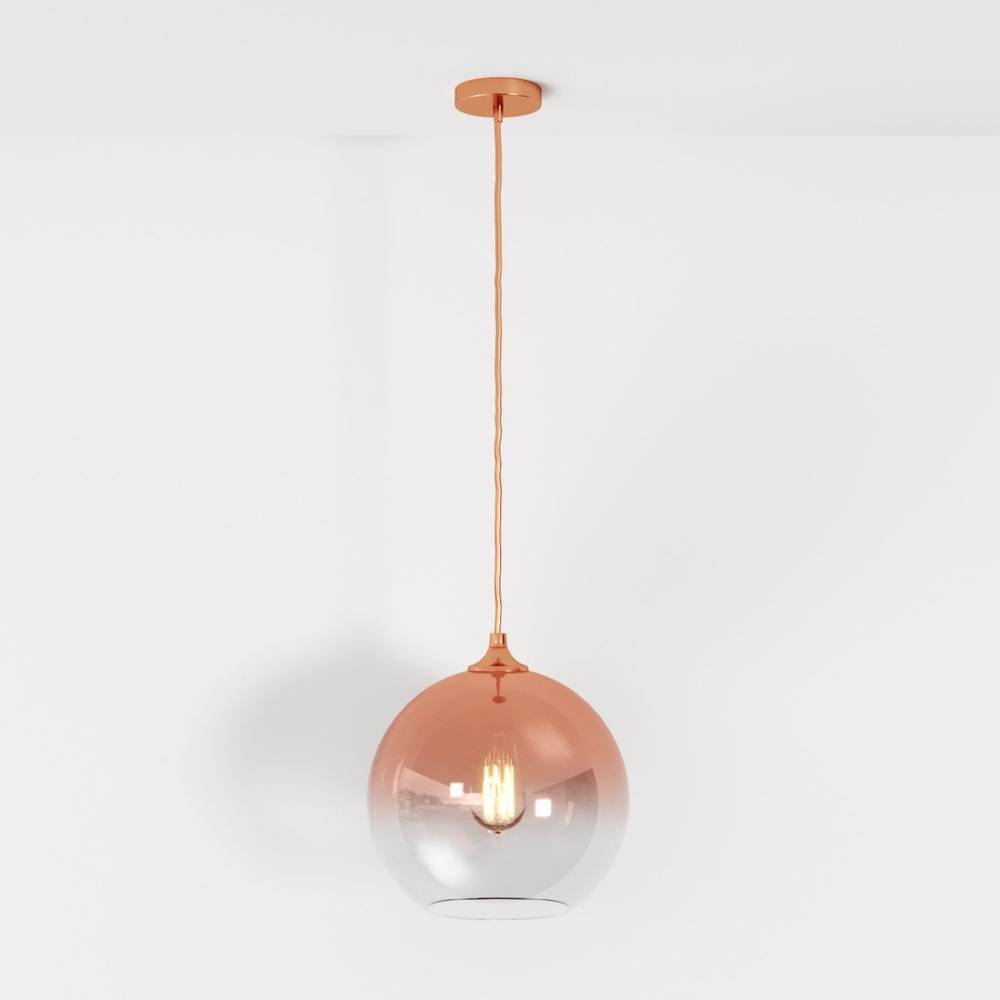 Frosted Glass Globe Pendant Light – Soft Minimal Diffuser
