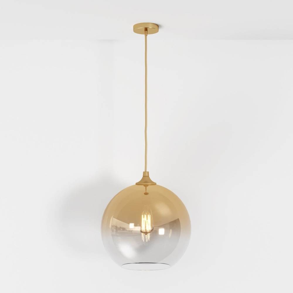Frosted Glass Globe Pendant Light – Soft Minimal Diffuser