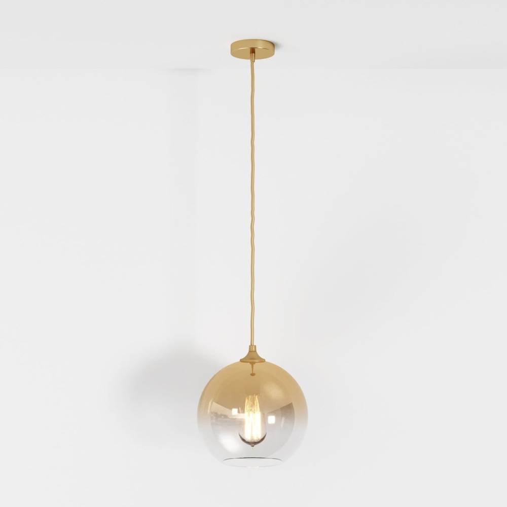 Frosted Glass Globe Pendant Light – Soft Minimal Diffuser
