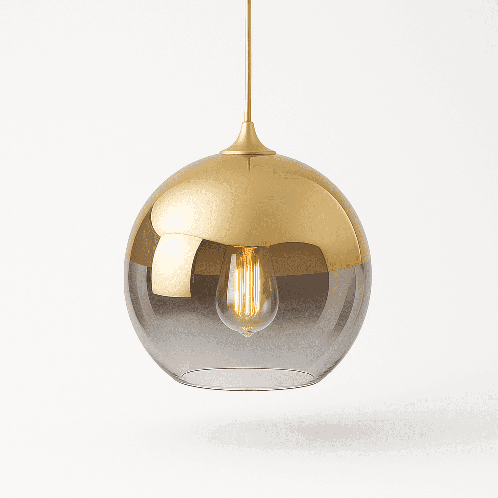 Frosted Glass Globe Pendant Light – Soft Minimal Diffuser