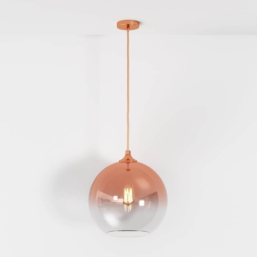Frosted Glass Globe Pendant Light – Soft Minimal Diffuser