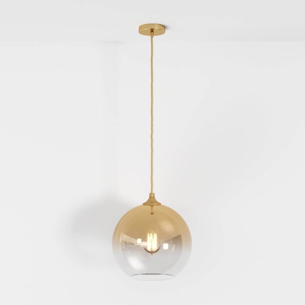 Frosted Glass Globe Pendant Light – Soft Minimal Diffuser