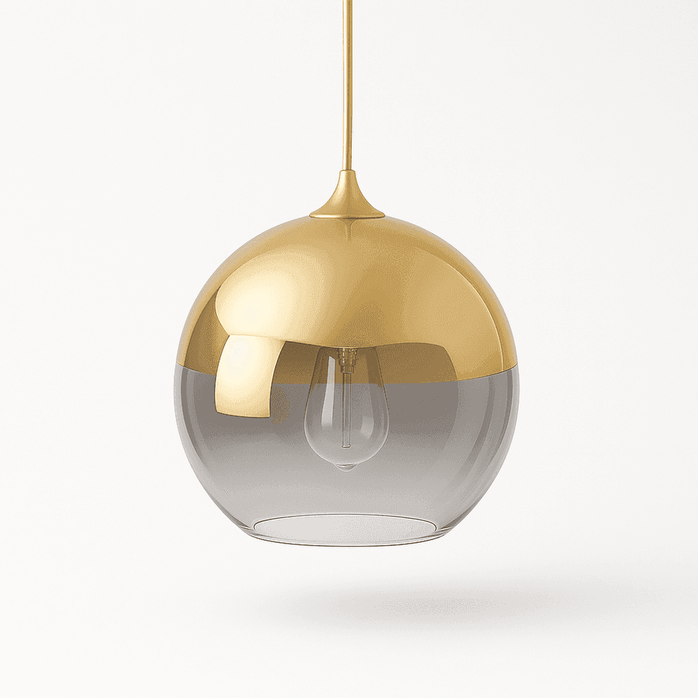 Frosted Glass Globe Pendant Light – Soft Minimal Diffuser